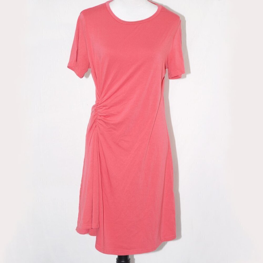 Coral Pink Tufted Side Large Dress Shein Womens Beach Cover up Pajamas Comfy GUC